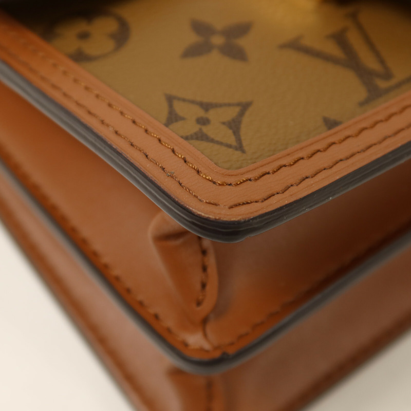 LOUIS VUITTON Monogram Reverse Mini Dauphine肩背袋-9