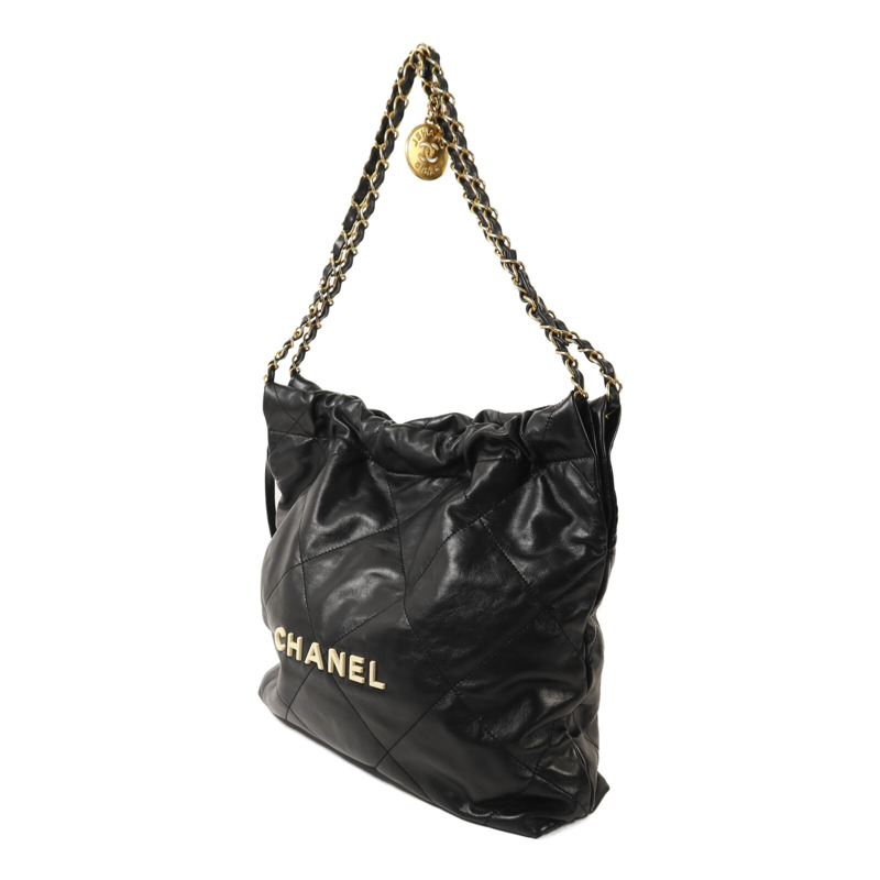 CHANEL 牛皮皮革Chanel 22 Small鏈帶肩背袋-2