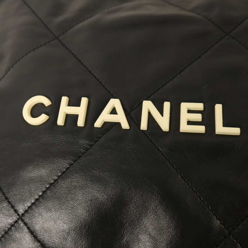 CHANEL 牛皮皮革Chanel 22 Small鏈帶肩背袋-9