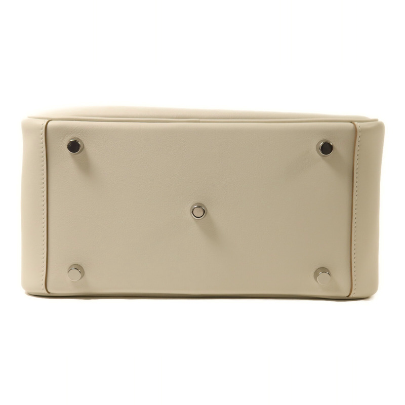 HERMES Swift皮革Lindy 26手挽肩背兩用袋Gris Pale/Gris Meyer-3