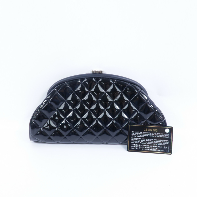 CHANEL 漆皮皮革Clutch手拿包-9