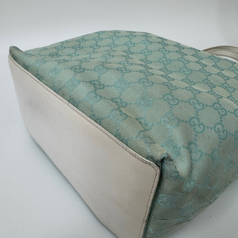【赫蒂國際精品】 Gucci GG 帆布托特包 薄荷綠 vintage 中古 二手 手提包 肩背包-10