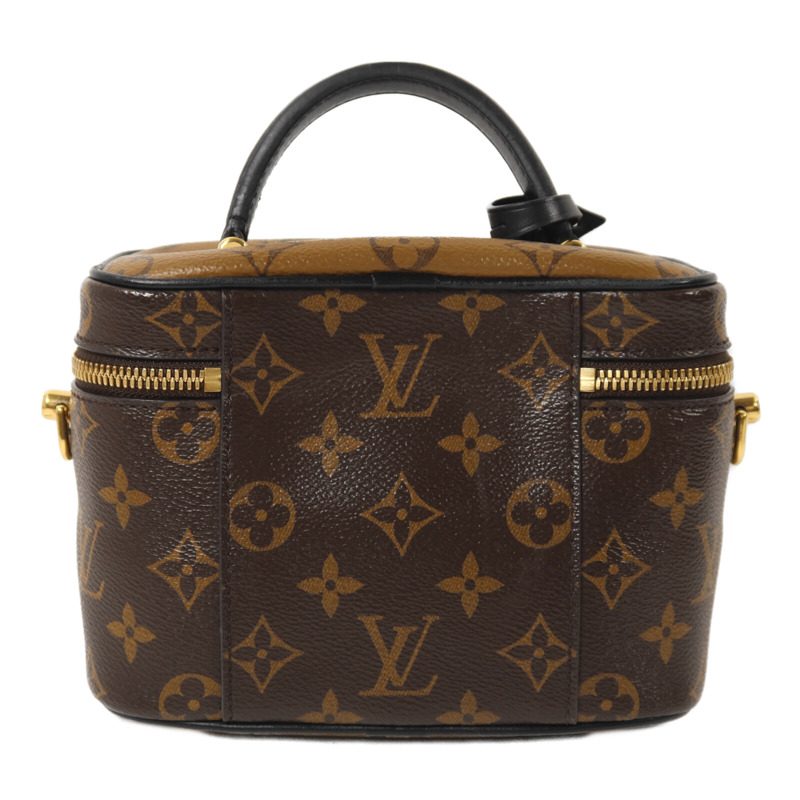 LOUIS VUITTON Monogram Reverse Vanity PM鏈帶手挽肩背兩用袋-1