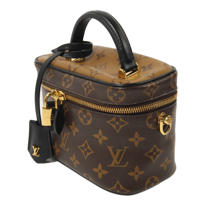 LOUIS VUITTON Monogram Reverse Vanity PM鏈帶手挽肩背兩用袋-2