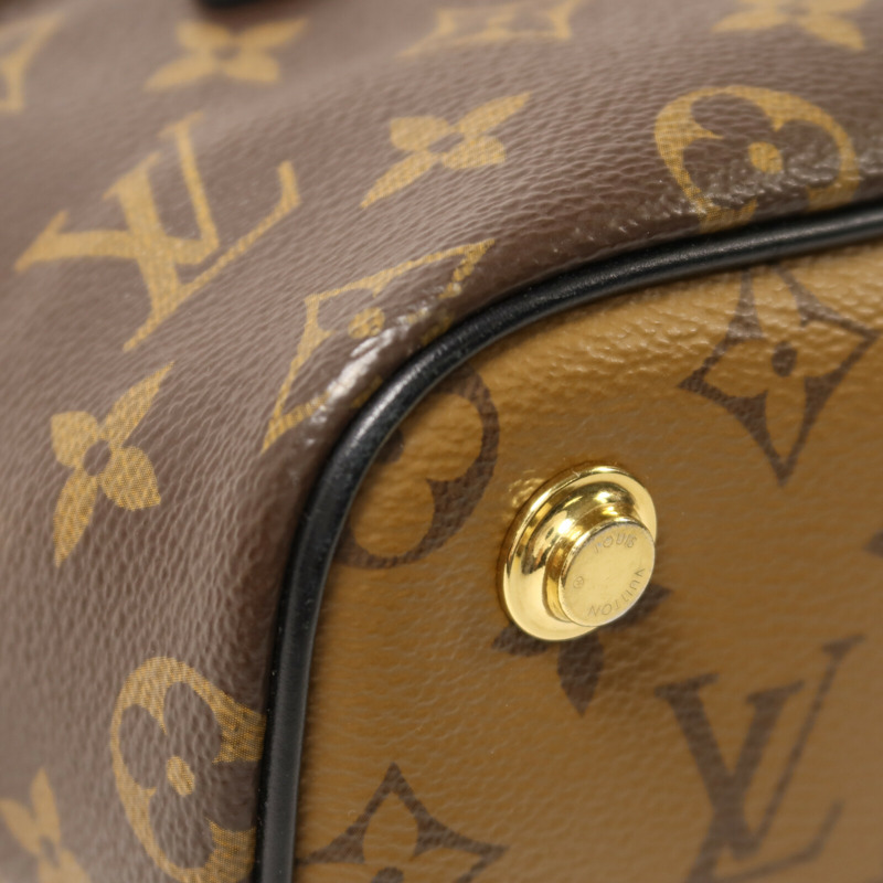 LOUIS VUITTON Monogram Reverse Vanity PM鏈帶手挽肩背兩用袋-12