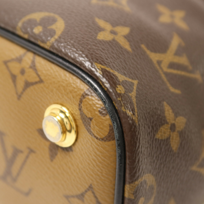 LOUIS VUITTON Monogram Reverse Vanity PM鏈帶手挽肩背兩用袋-13