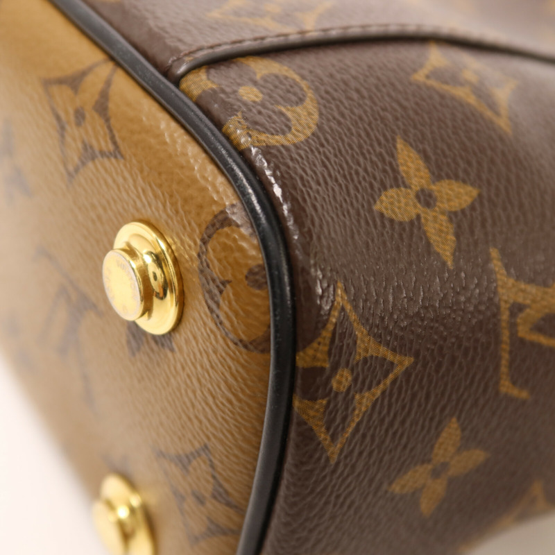 LOUIS VUITTON Monogram Reverse Vanity PM鏈帶手挽肩背兩用袋-15