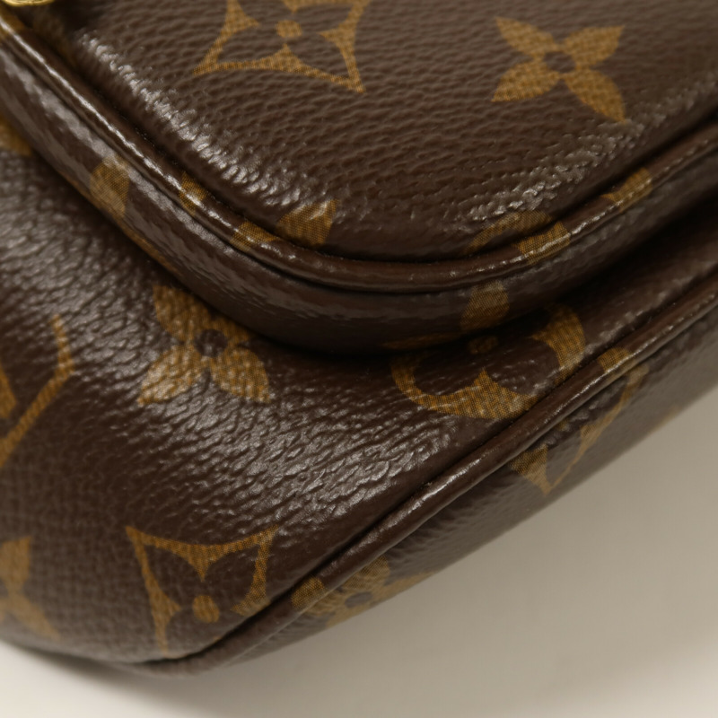 LOUIS VUITTON Monogram Mini Bumbag鏈帶手挽肩背兩用袋-9