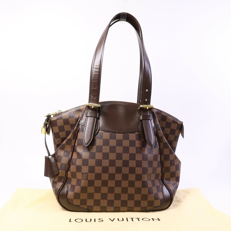 LOUIS VUITTON Damier Verona MM肩背袋-10