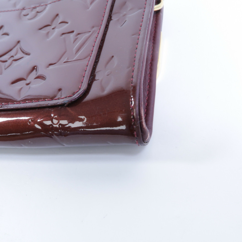 LOUIS VUITTON Monogram Vernis Rossmore MM肩背袋-10