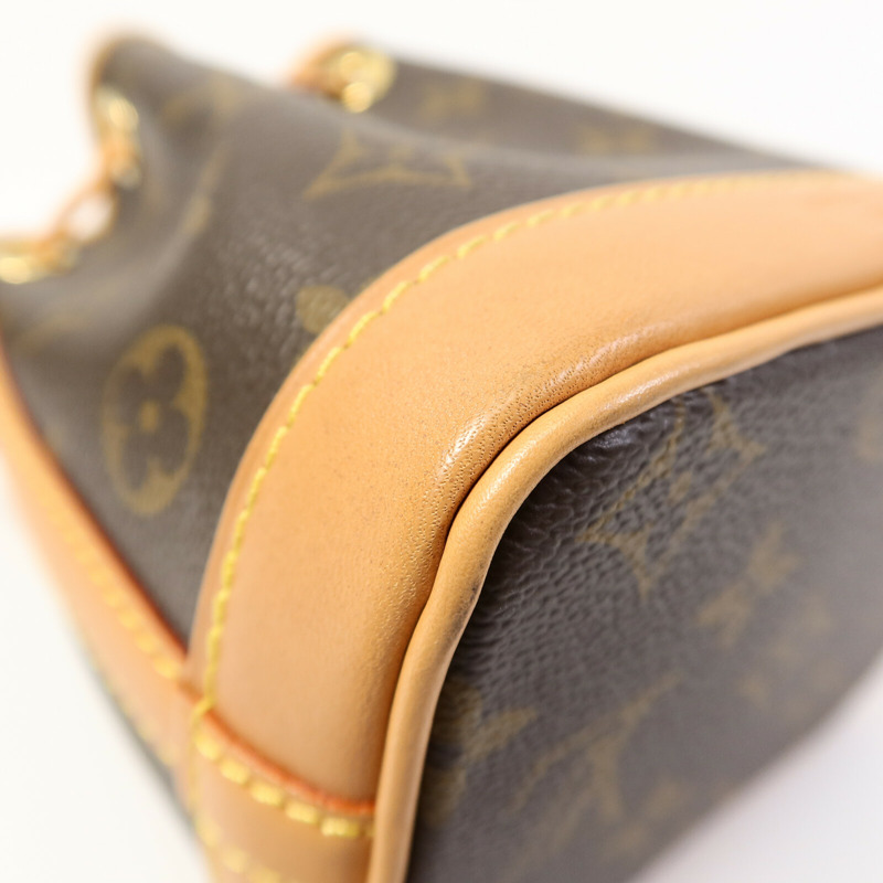 LOUIS VUITTON Monogram Nano Noe手挽肩背兩用袋-9