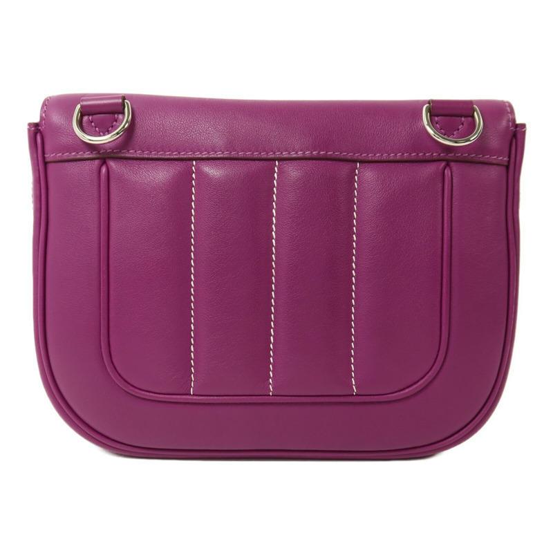 HERMES Swift皮革Berline Mini肩背袋Anemone-1