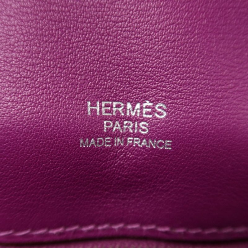 HERMES Swift皮革Berline Mini肩背袋Anemone-5