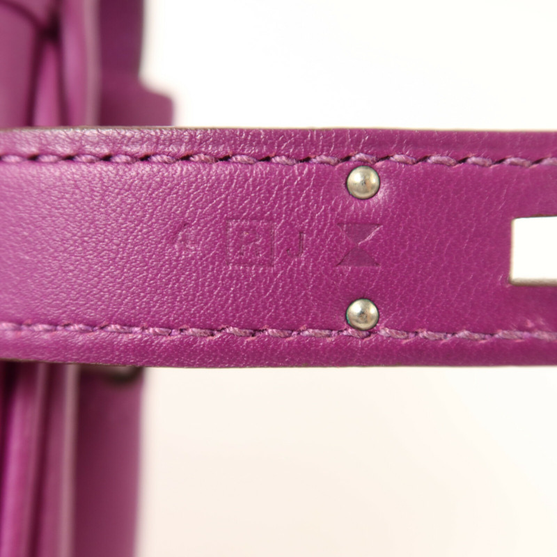 HERMES Swift皮革Berline Mini肩背袋Anemone-6