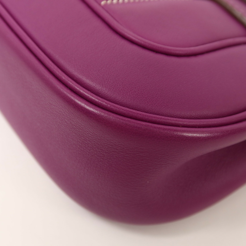 HERMES Swift皮革Berline Mini肩背袋Anemone-9