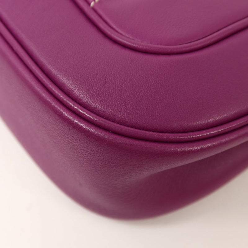 HERMES Swift皮革Berline Mini肩背袋Anemone-11
