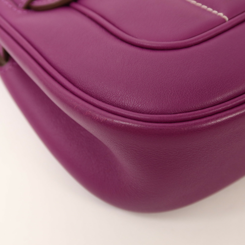 HERMES Swift皮革Berline Mini肩背袋Anemone-12