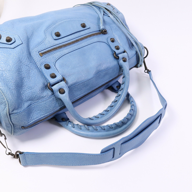 BALENCIAGA 羊皮皮革Classic Twiggy手挽肩背兩用袋-7