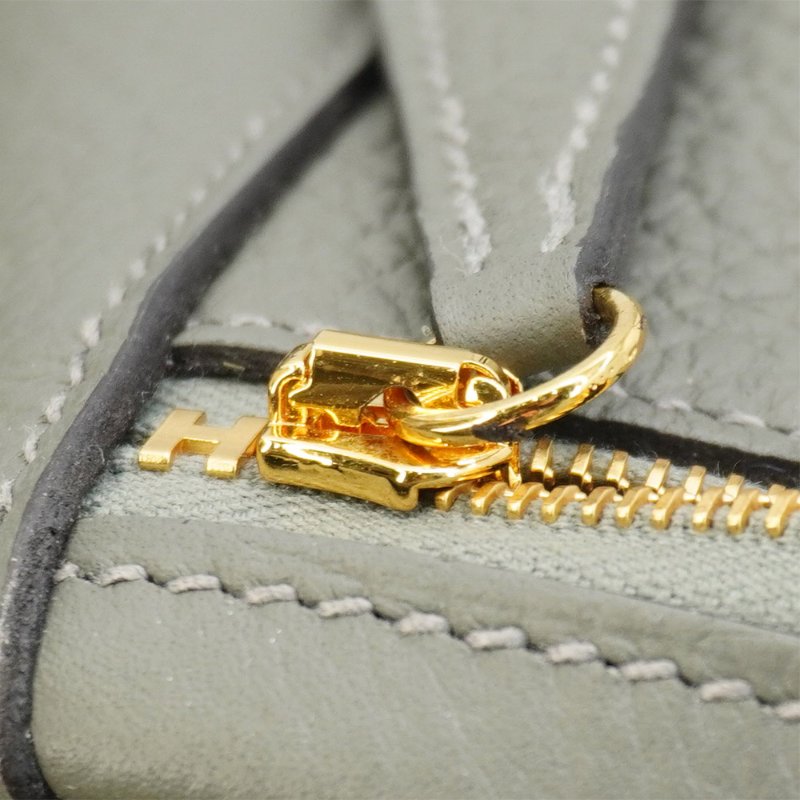 Hermes 展示品 Lindy 26 TC牛皮金釦手提/肩背兩用包(0L積雲灰)-5