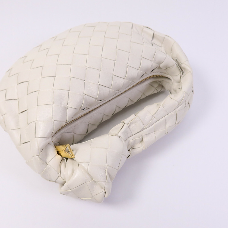 BOTTEGA VENETA 羊皮皮革Mini Jodie手挽袋-8