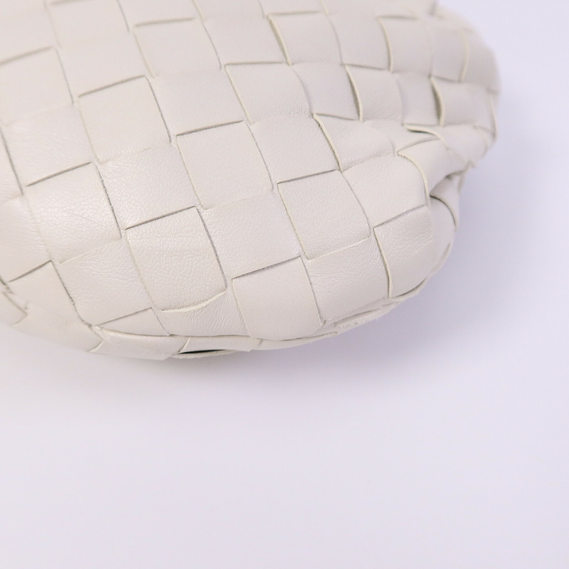 BOTTEGA VENETA 羊皮皮革Mini Jodie手挽袋-10