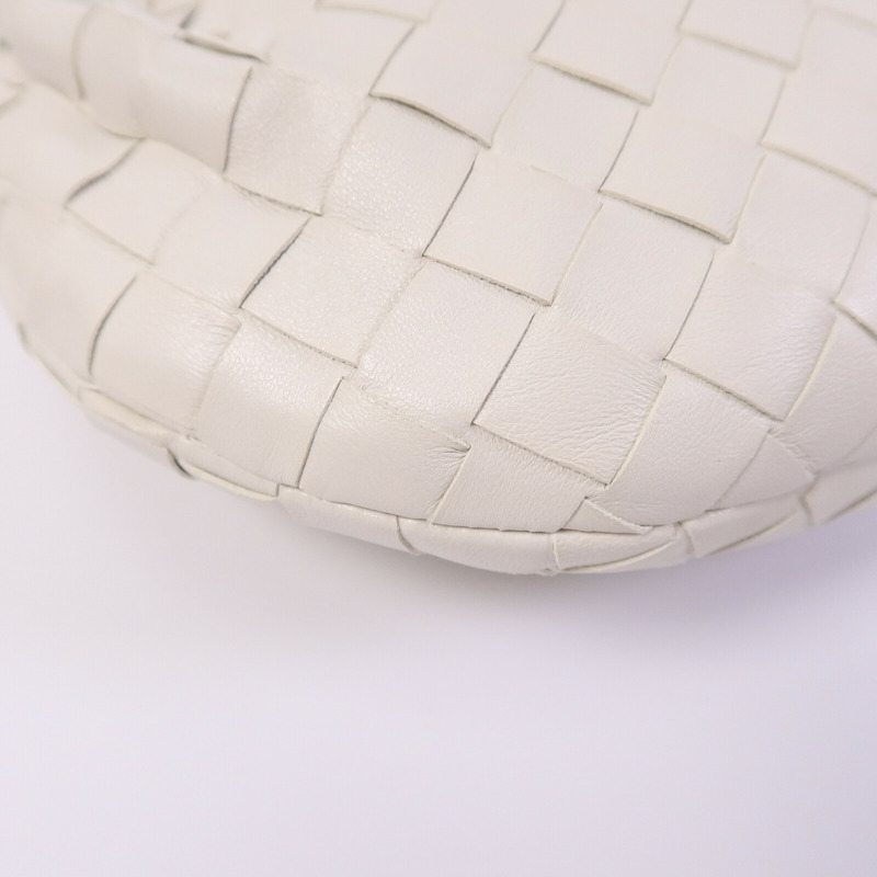 BOTTEGA VENETA 羊皮皮革Mini Jodie手挽袋-11