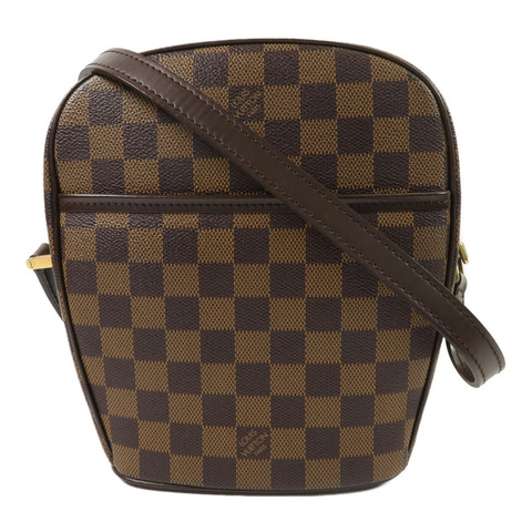 LOUIS VUITTON Damier Ipanema PM金扣肩背袋