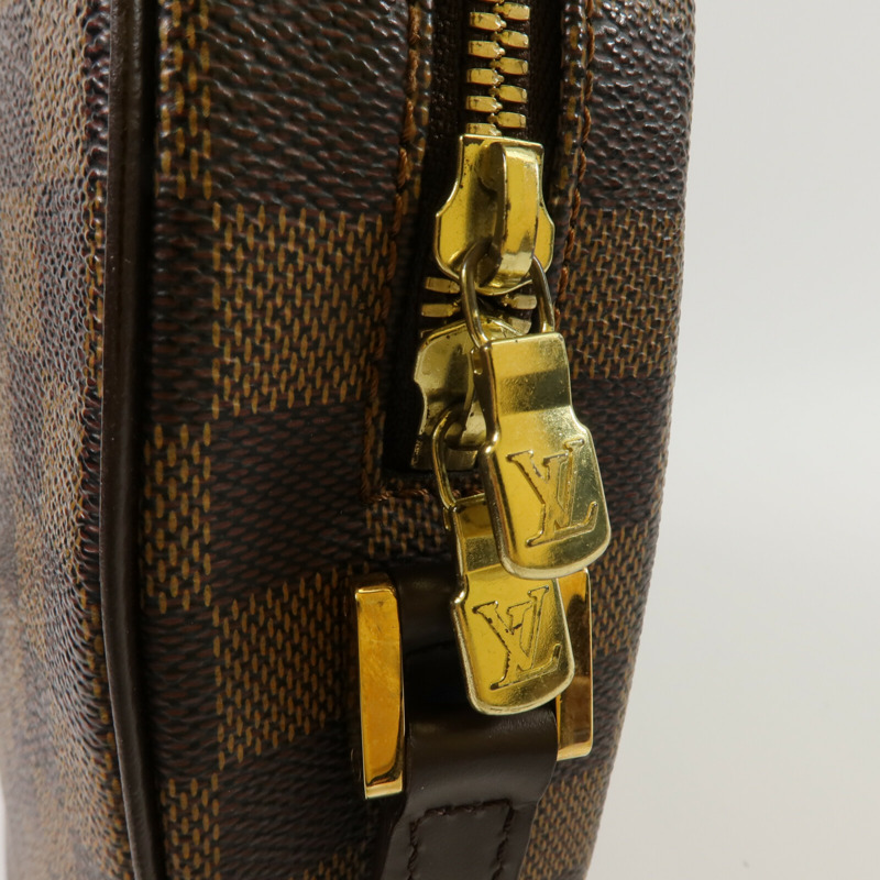 LOUIS VUITTON Damier Ipanema PM金扣肩背袋-8