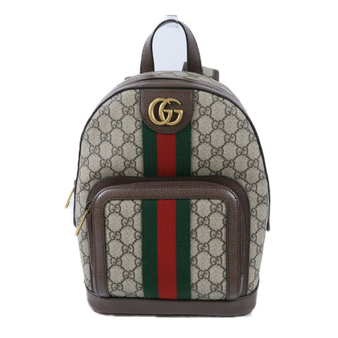 GUCCI 塗層帆布GG Supreme Backpack背包