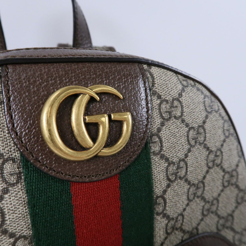 GUCCI 塗層帆布GG Supreme Backpack背包-6