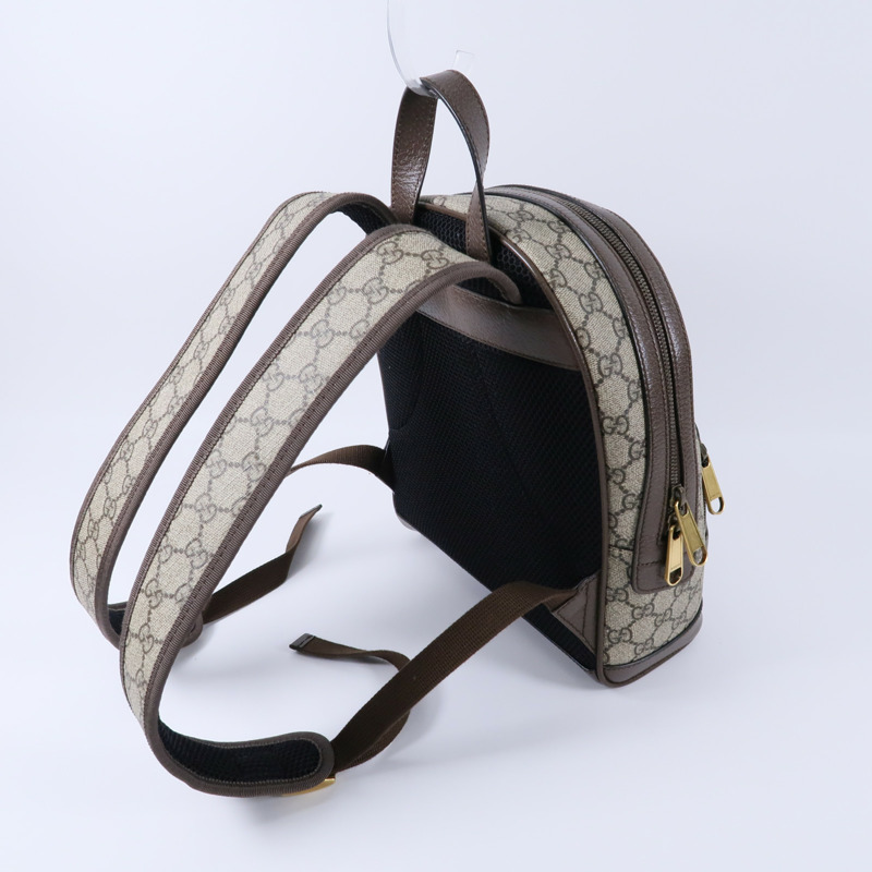 GUCCI 塗層帆布GG Supreme Backpack背包-8