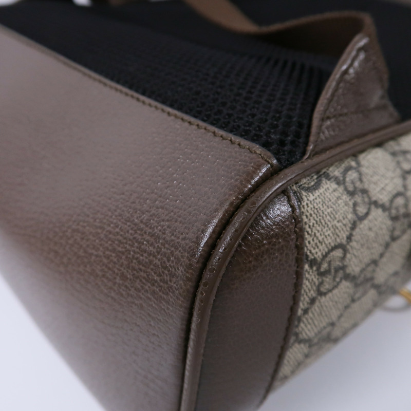 GUCCI 塗層帆布GG Supreme Backpack背包-12
