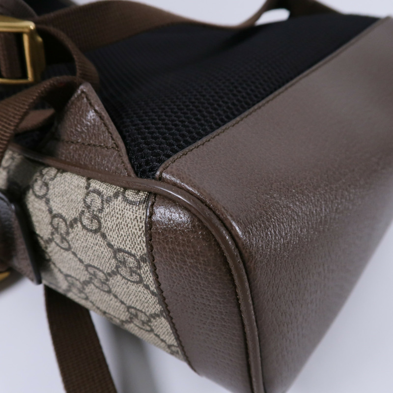 GUCCI 塗層帆布GG Supreme Backpack背包-13