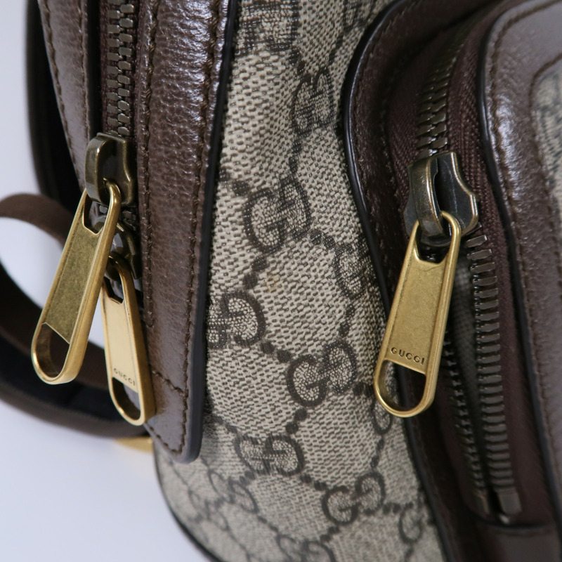 GUCCI 塗層帆布GG Supreme Backpack背包-14