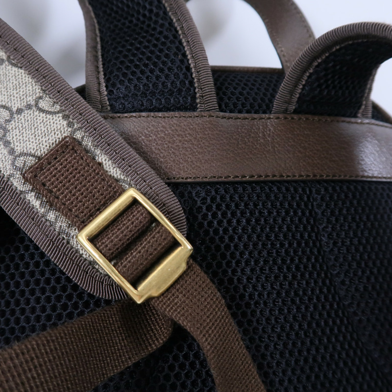 GUCCI 塗層帆布GG Supreme Backpack背包-15