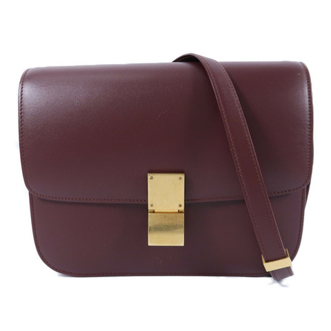 CELINE 牛皮皮革Classic Box Medium肩背袋