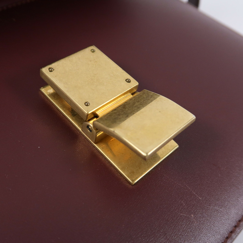 CELINE 牛皮皮革Classic Box Medium肩背袋-6