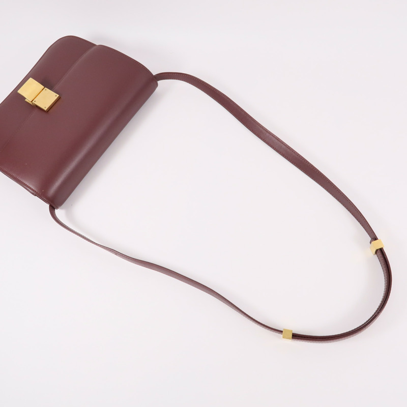 CELINE 牛皮皮革Classic Box Medium肩背袋-9