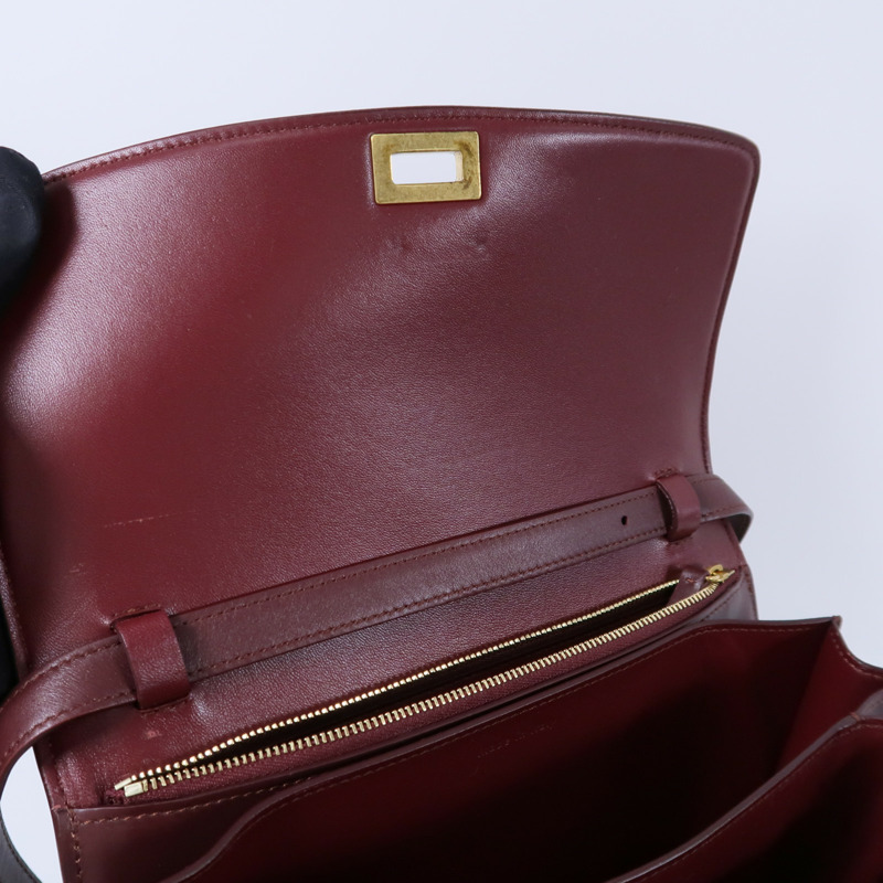 CELINE 牛皮皮革Classic Box Medium肩背袋-14
