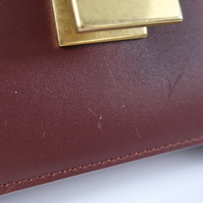 CELINE 牛皮皮革Classic Box Medium肩背袋-18
