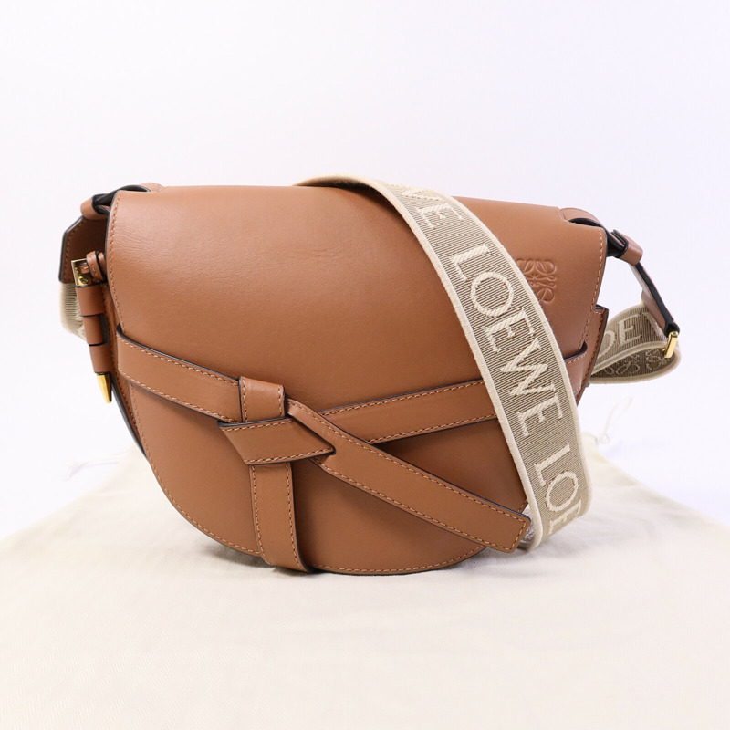 LOEWE 牛皮皮革Gate Dual肩背袋-9