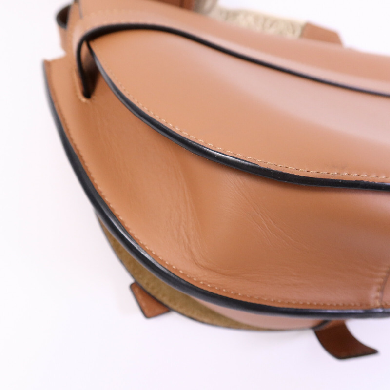 LOEWE 牛皮皮革Gate Dual肩背袋-13