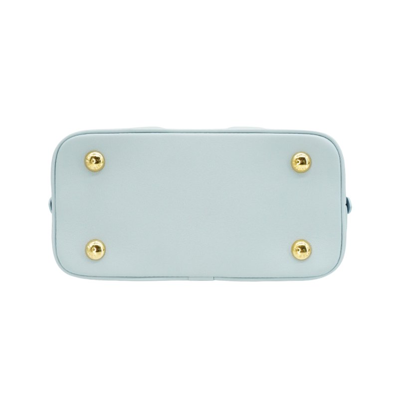 Louis Vuitton 展示品 Alma BB 壓花小牛皮手提/斜背包(M59822-水藍)-3