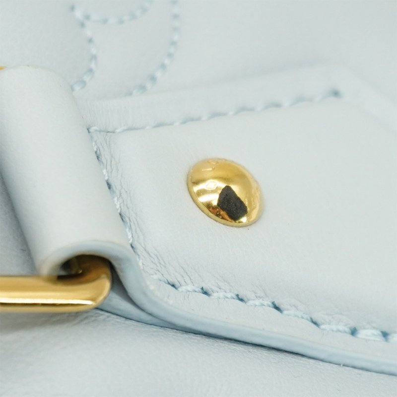 Louis Vuitton 展示品 Alma BB 壓花小牛皮手提/斜背包(M59822-水藍)-6