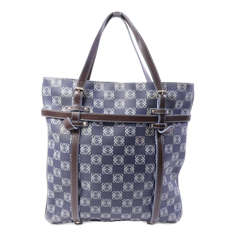 LOEWE 帆布Anagram Shoulder Bag肩背袋-1