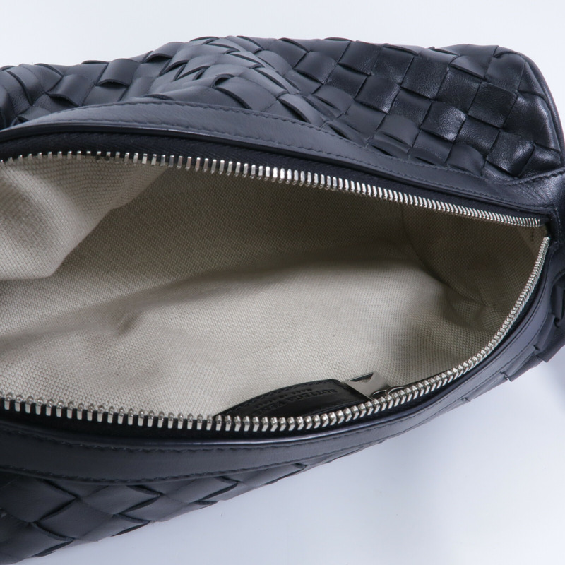 BOTTEGA VENETA 羊皮皮革Cannolo Crossbody Bag肩背袋-4