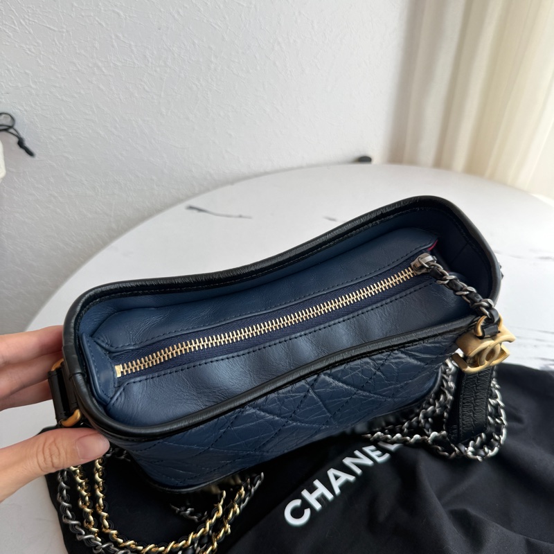 Chanel小流浪包 藍色-10