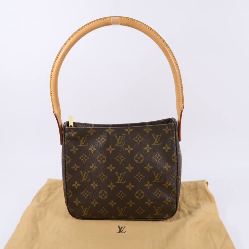 LOUIS VUITTON Monogram Looping MM肩背袋-10