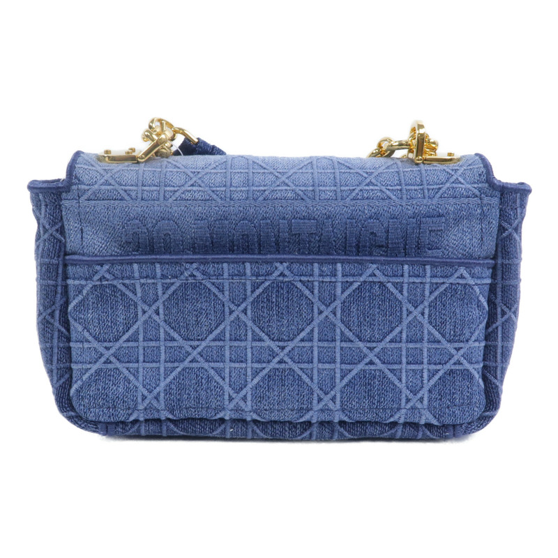 Dior 牛仔布Caro Small鏈帶肩背袋-1