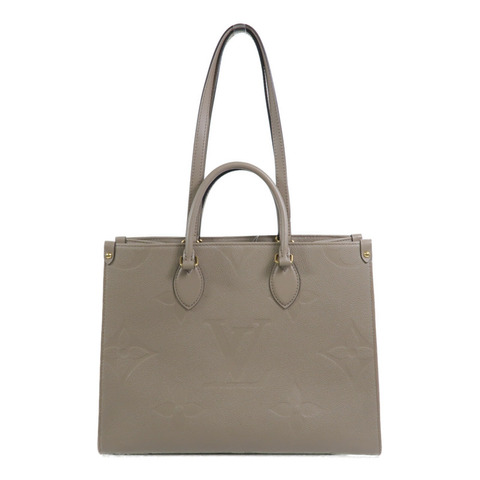 LOUIS VUITTON Monogram Empreinte On The Go MM手挽肩背兩用袋